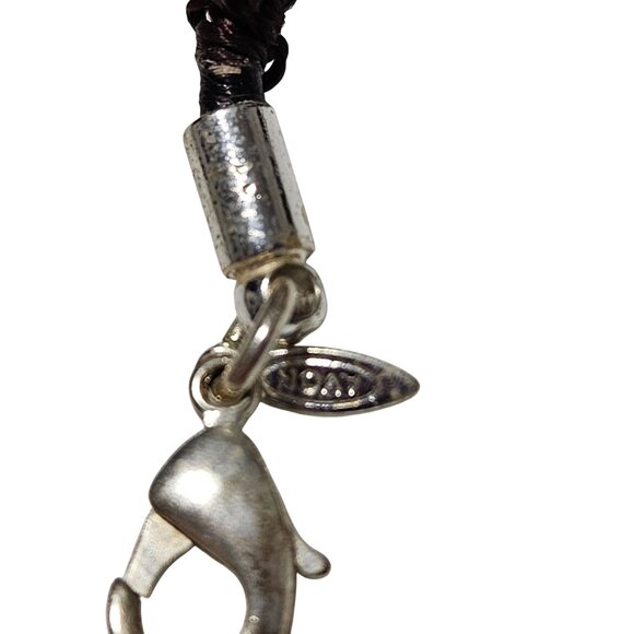 Boho Tigers Eye Silver Tone Beaded Multi Strand Necklace Courage Strength Women - Picture 5 of 7